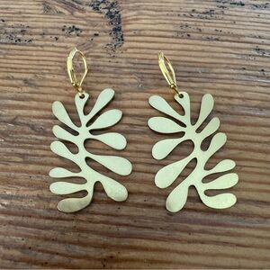 ANTHRO gold earrings